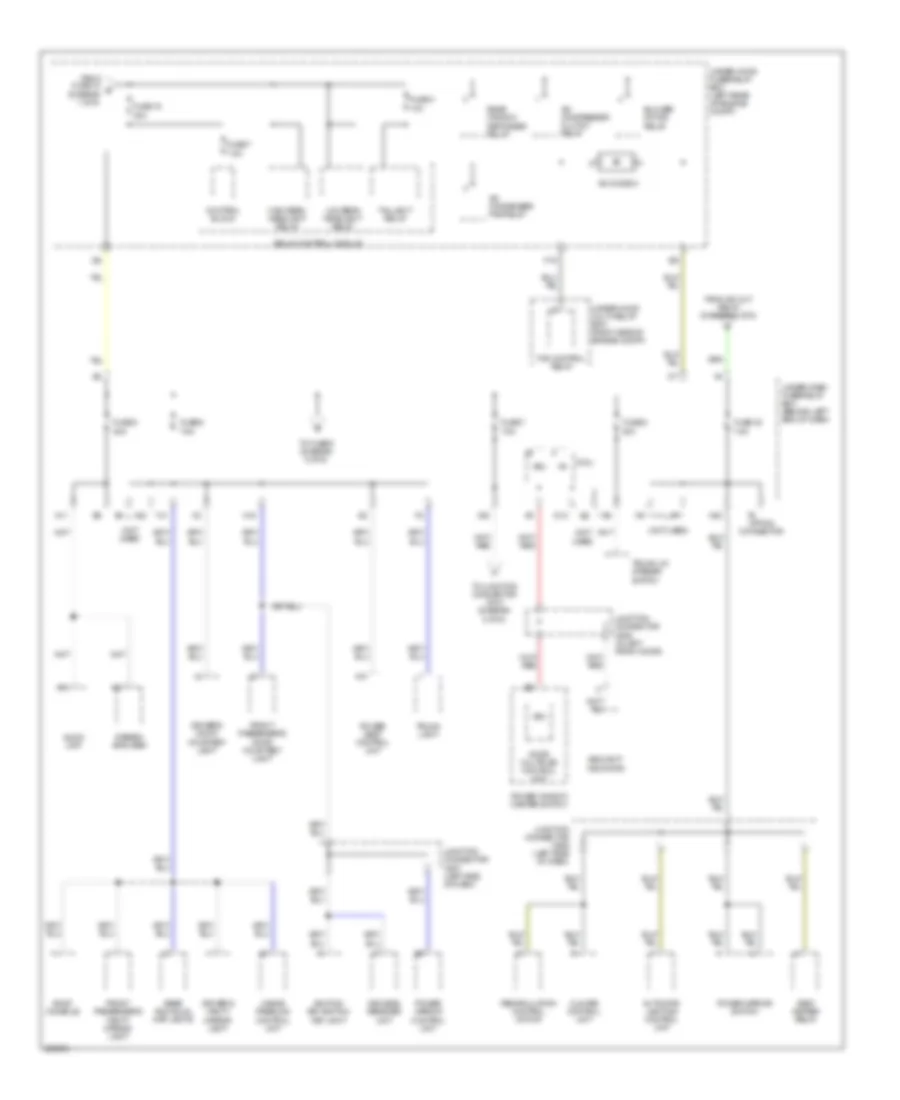 Power Distribution Wiring Diagram (3 of 5) for Acura TL 2007