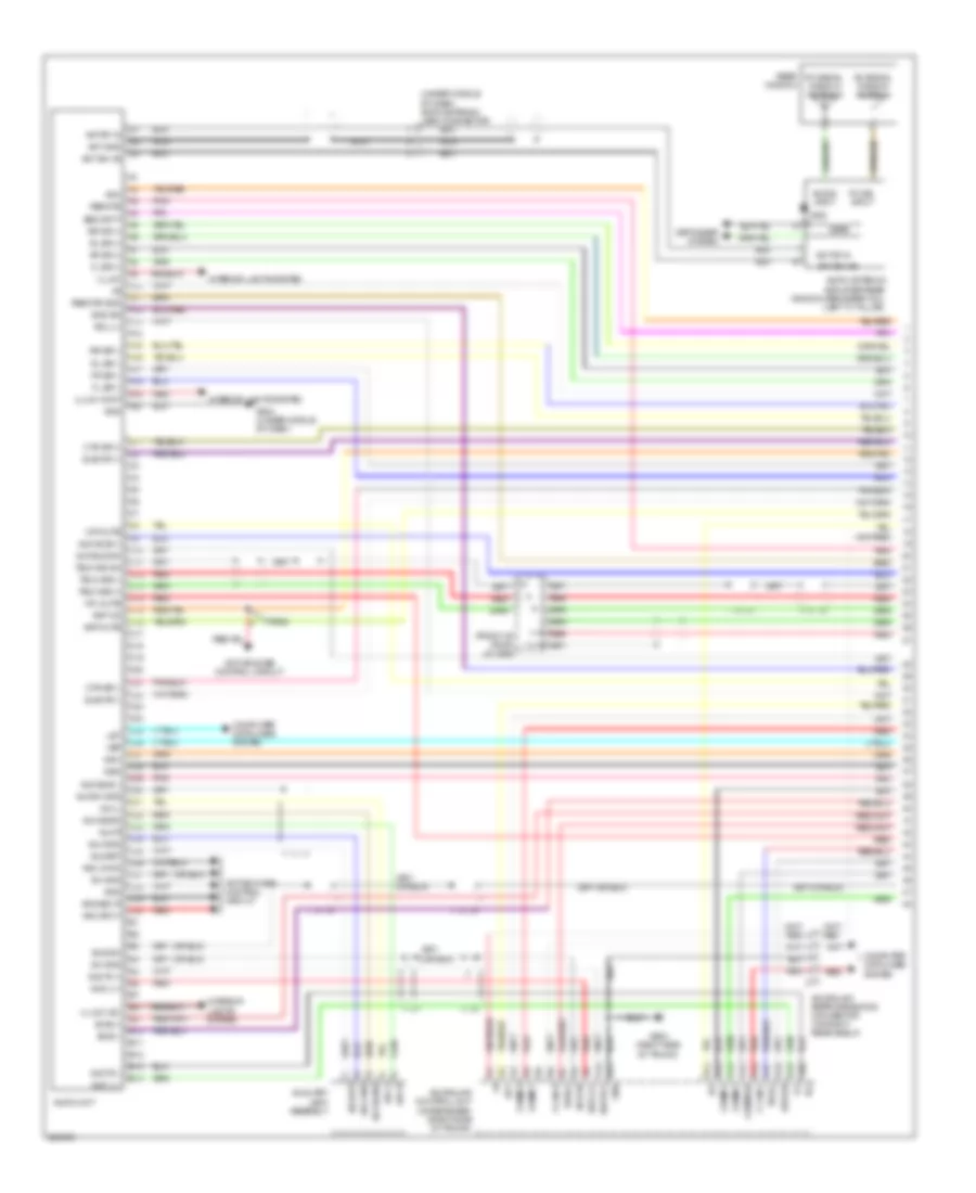 Radio Wiring Diagram with Navigation 1 of 3 for Acura TL 2007