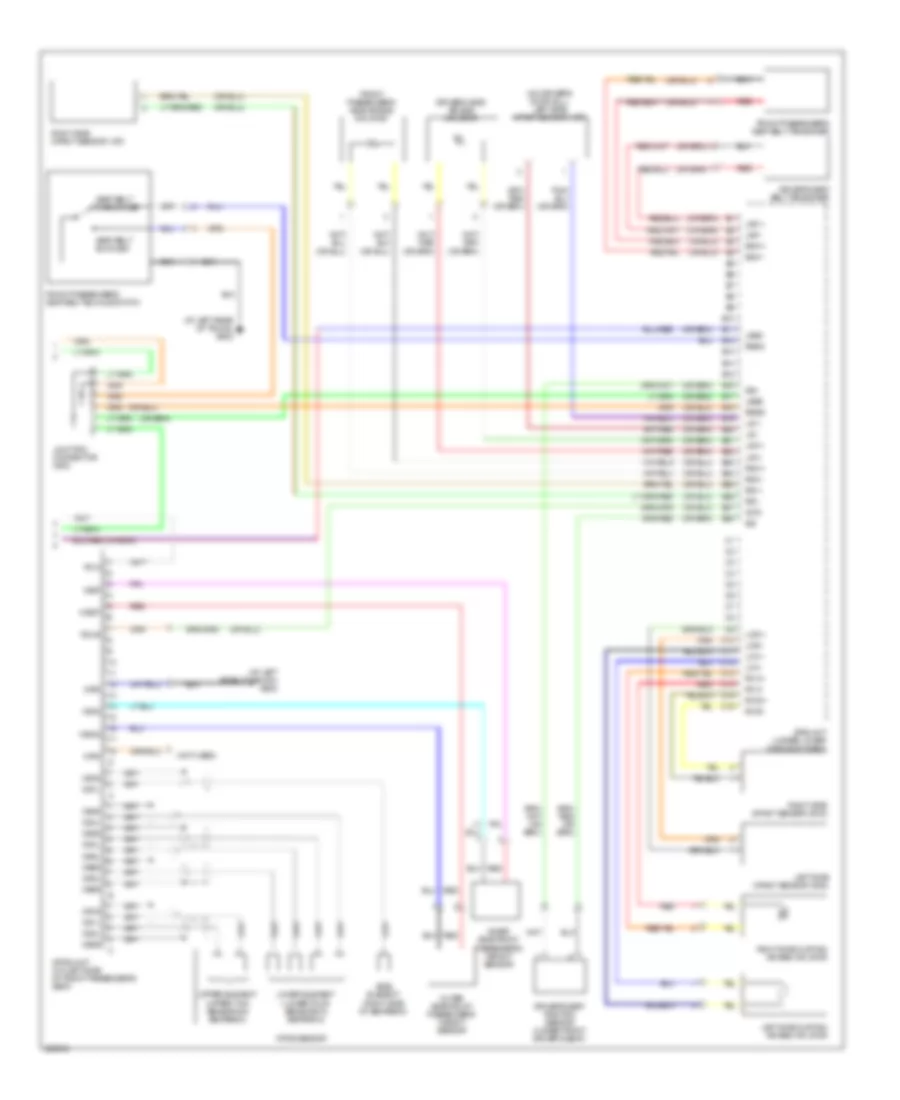 Supplemental Restraints Wiring Diagram 2 of 2 for Acura TL 2007