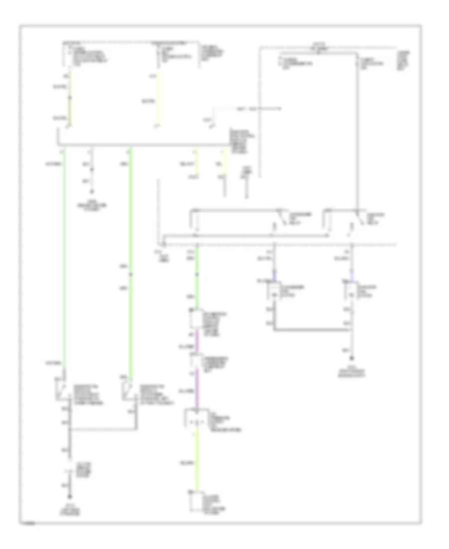 Cooling Fan Wiring Diagram for Acura 3.2TL 1999