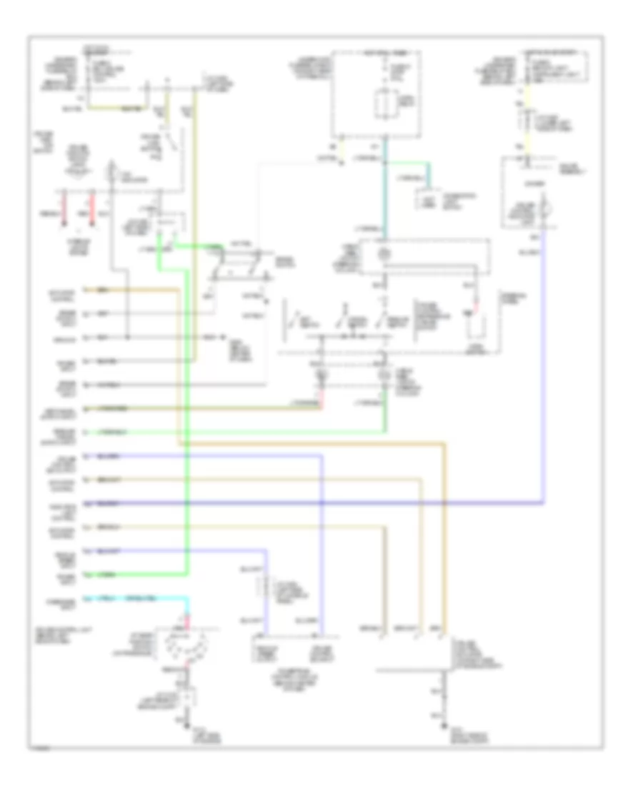 Cruise Control Wiring Diagram for Acura 3 2TL 1999