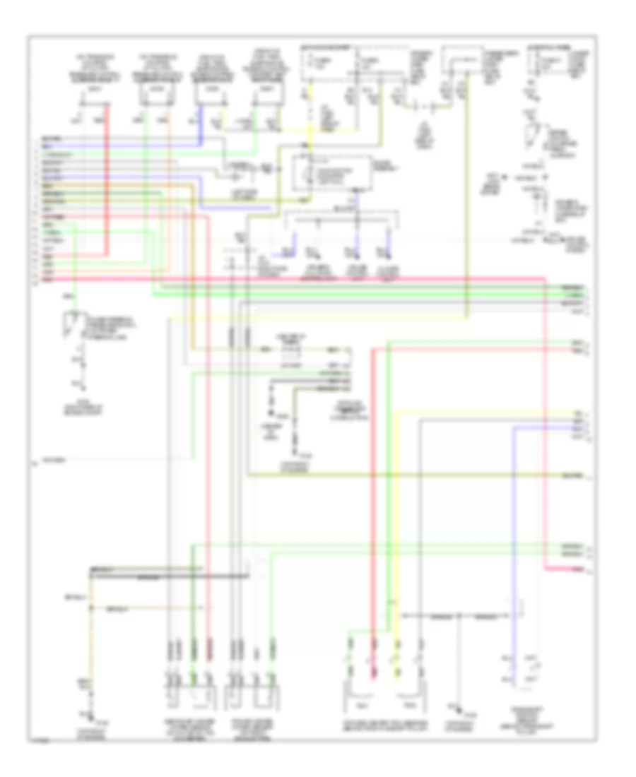 3.2L, Engine Performance Wiring Diagram (2 of 4) for Acura 3.2TL 1999