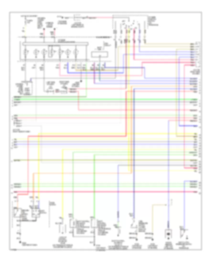 3.2L, Engine Performance Wiring Diagram (3 of 4) for Acura 3.2TL 1999