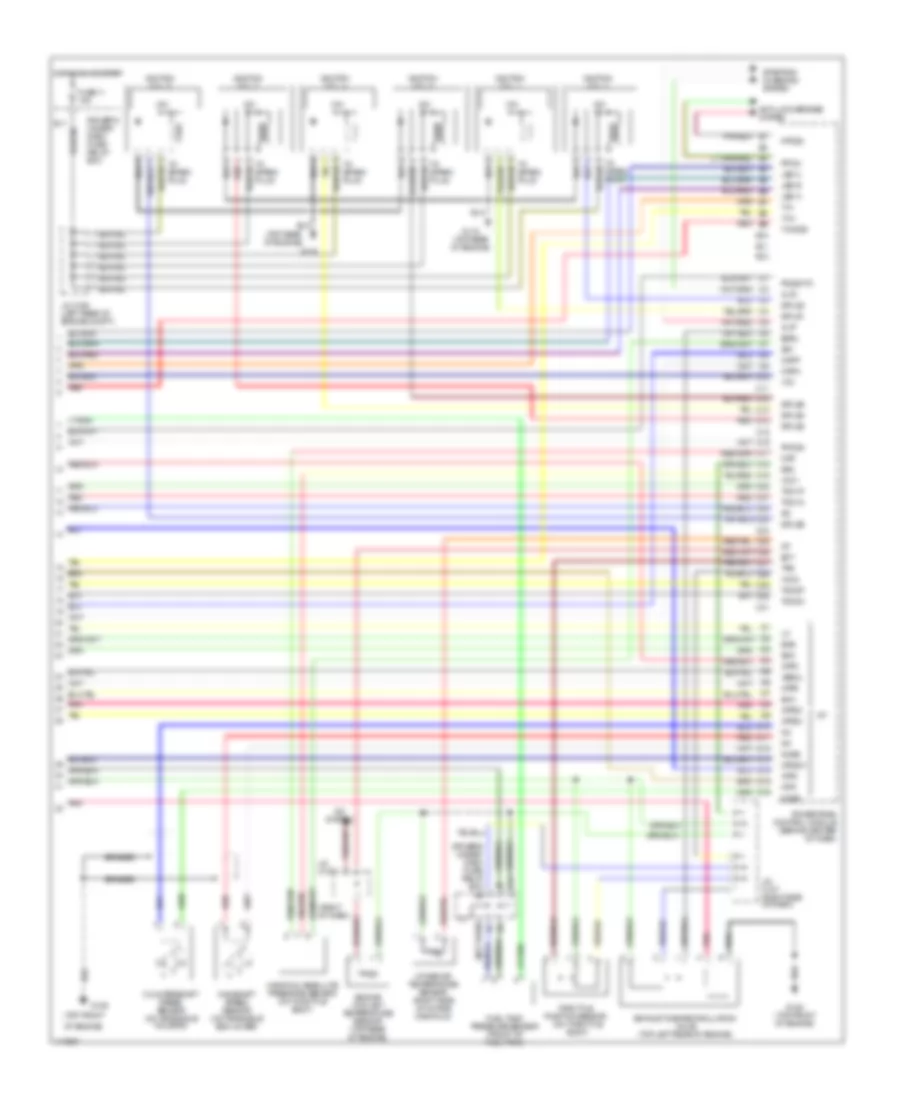 3.2L, Engine Performance Wiring Diagram (4 of 4) for Acura 3.2TL 1999