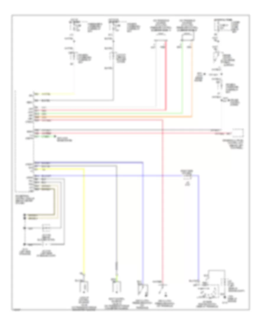 Transmission Wiring Diagram 1 of 2 for Acura 3 2TL 1999