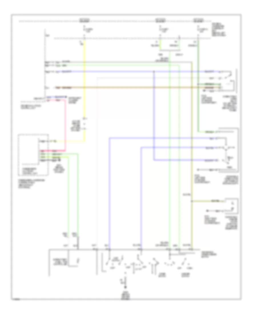 WiperWasher Wiring Diagram for Acura 3.2TL 1999