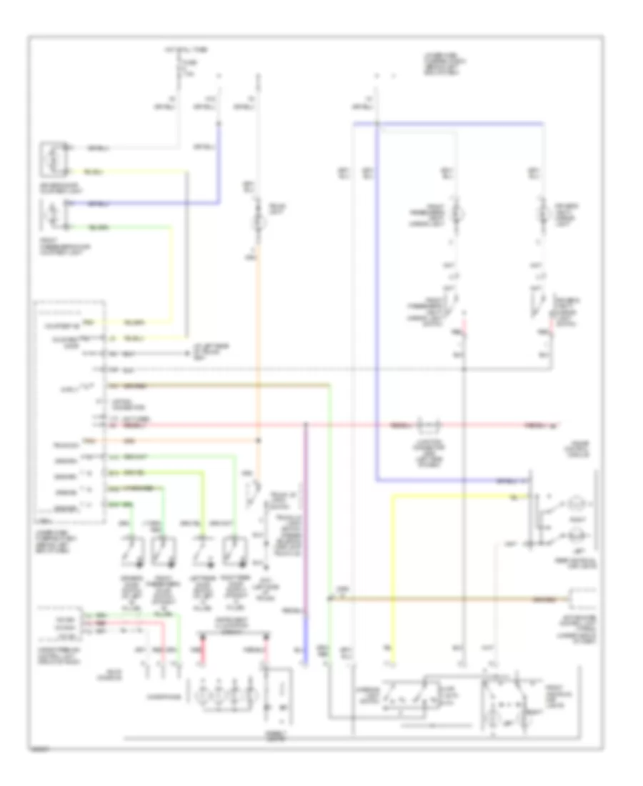 Courtesy Lamps Wiring Diagram for Acura TL Type S 2007