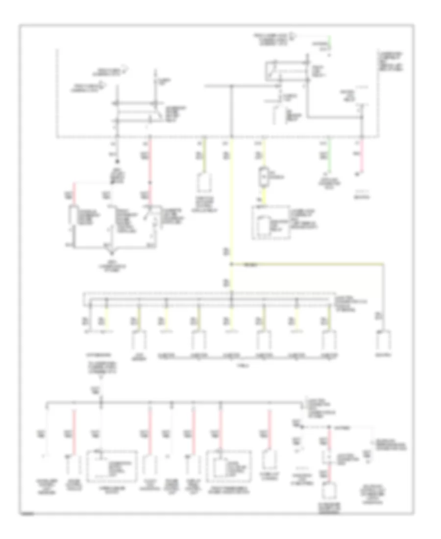 Power Distribution Wiring Diagram (5 of 5) for Acura TL Type S 2007