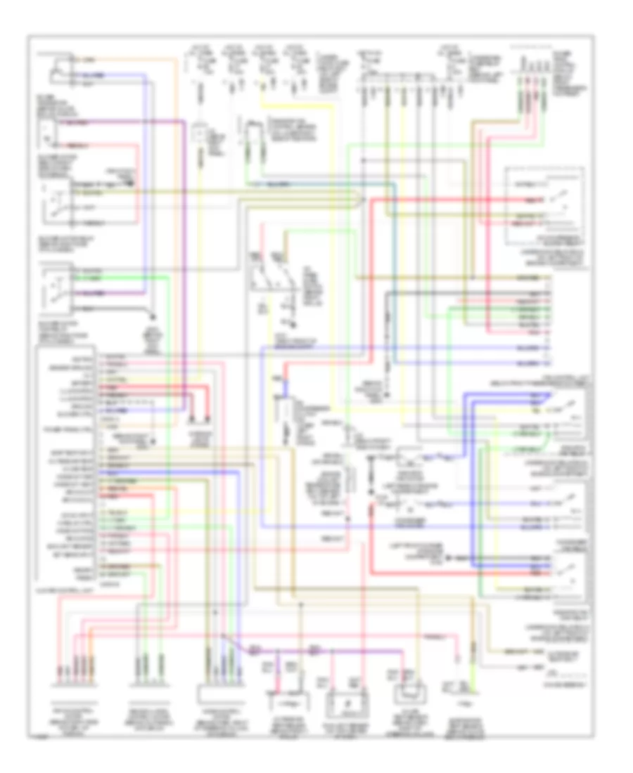 Automatic A C Wiring Diagram for Acura 3 5RL 1999