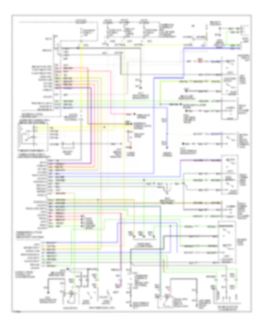 Anti theft Wiring Diagram for Acura 3 5RL 1999