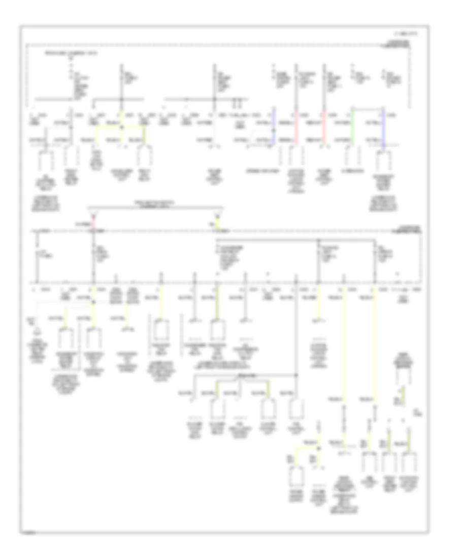 Power Distribution Wiring Diagram 3 of 5 for Acura 3 5RL 1999