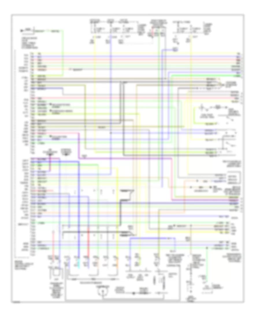 1 8L Engine Performance Wiring Diagram 1 of 2 for Acura Integra GS 1999