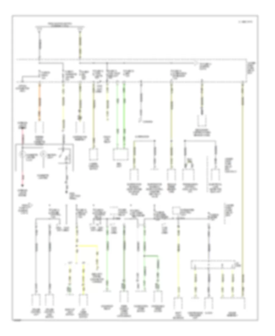 Power Distribution Wiring Diagram (3 of 4) for Acura Integra GS 1999