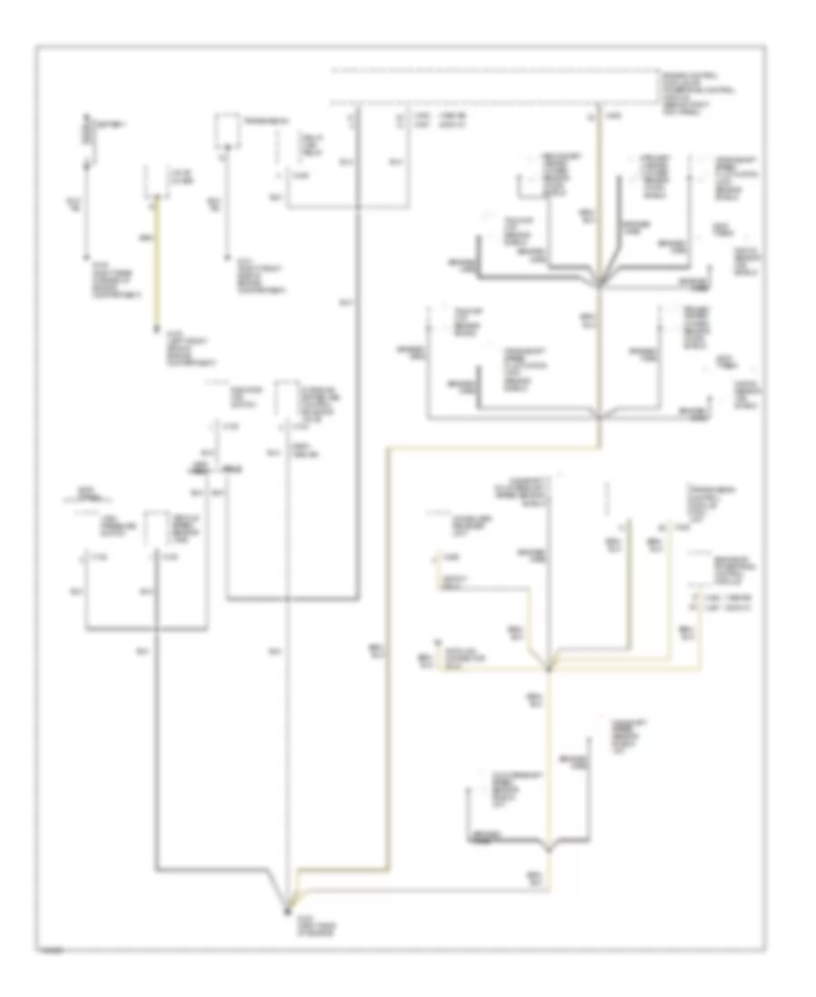 Ground Distribution Wiring Diagram 1 of 5 for Acura Integra LS 1999
