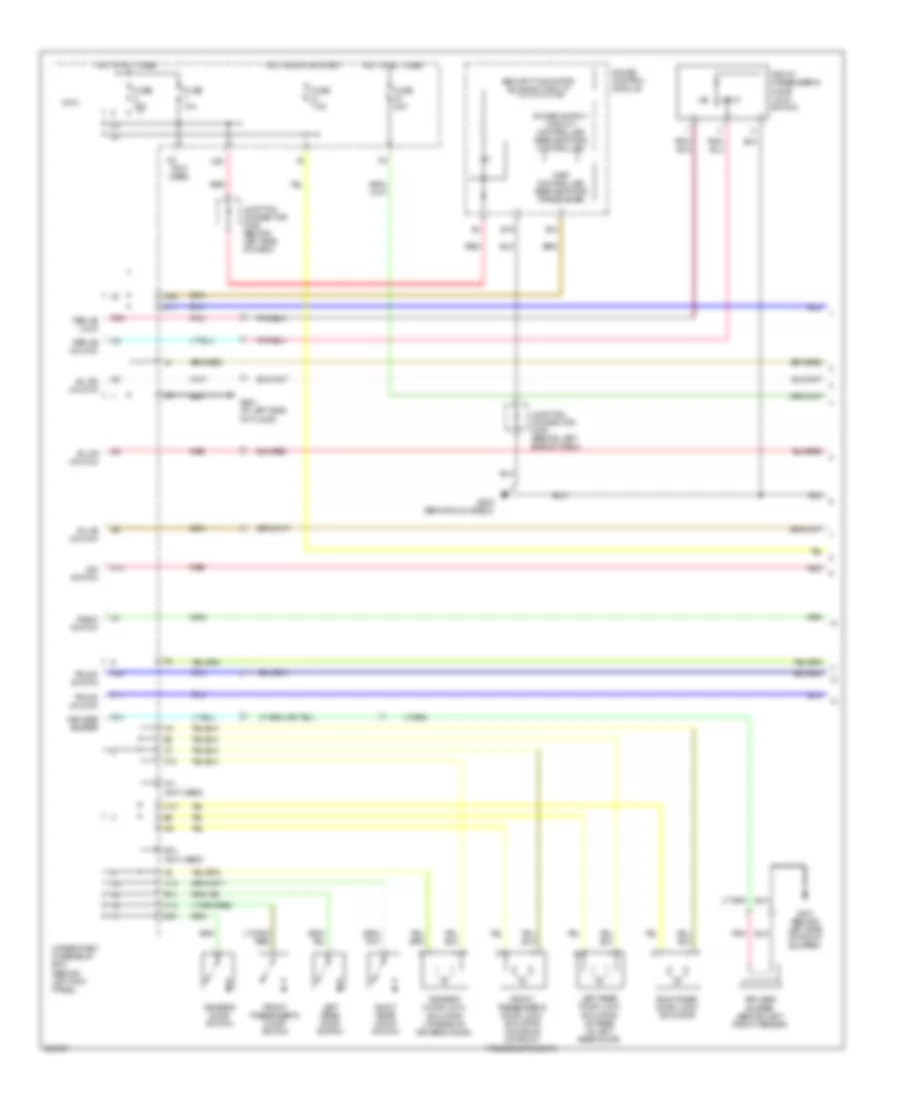 Forced Entry Wiring Diagram 1 of 2 for Acura TSX 2007
