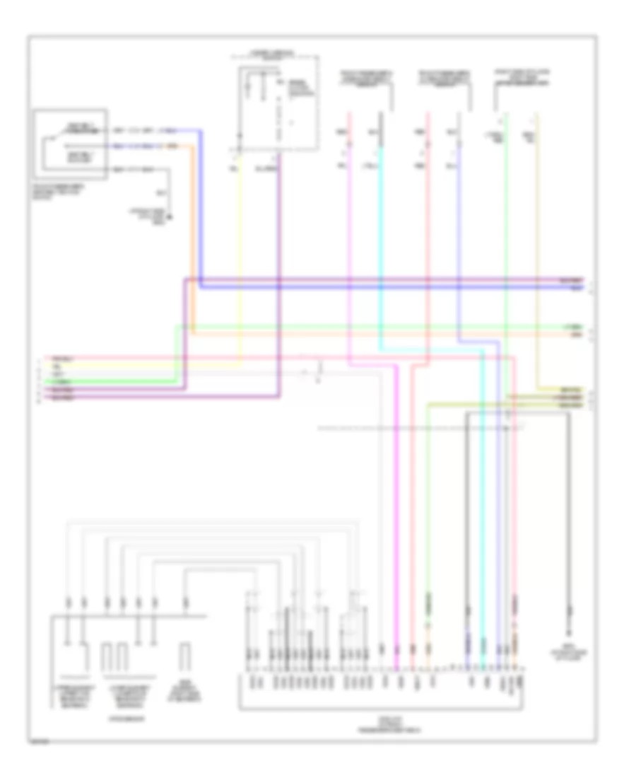 Supplemental Restraints Wiring Diagram 2 of 3 for Acura TSX 2007