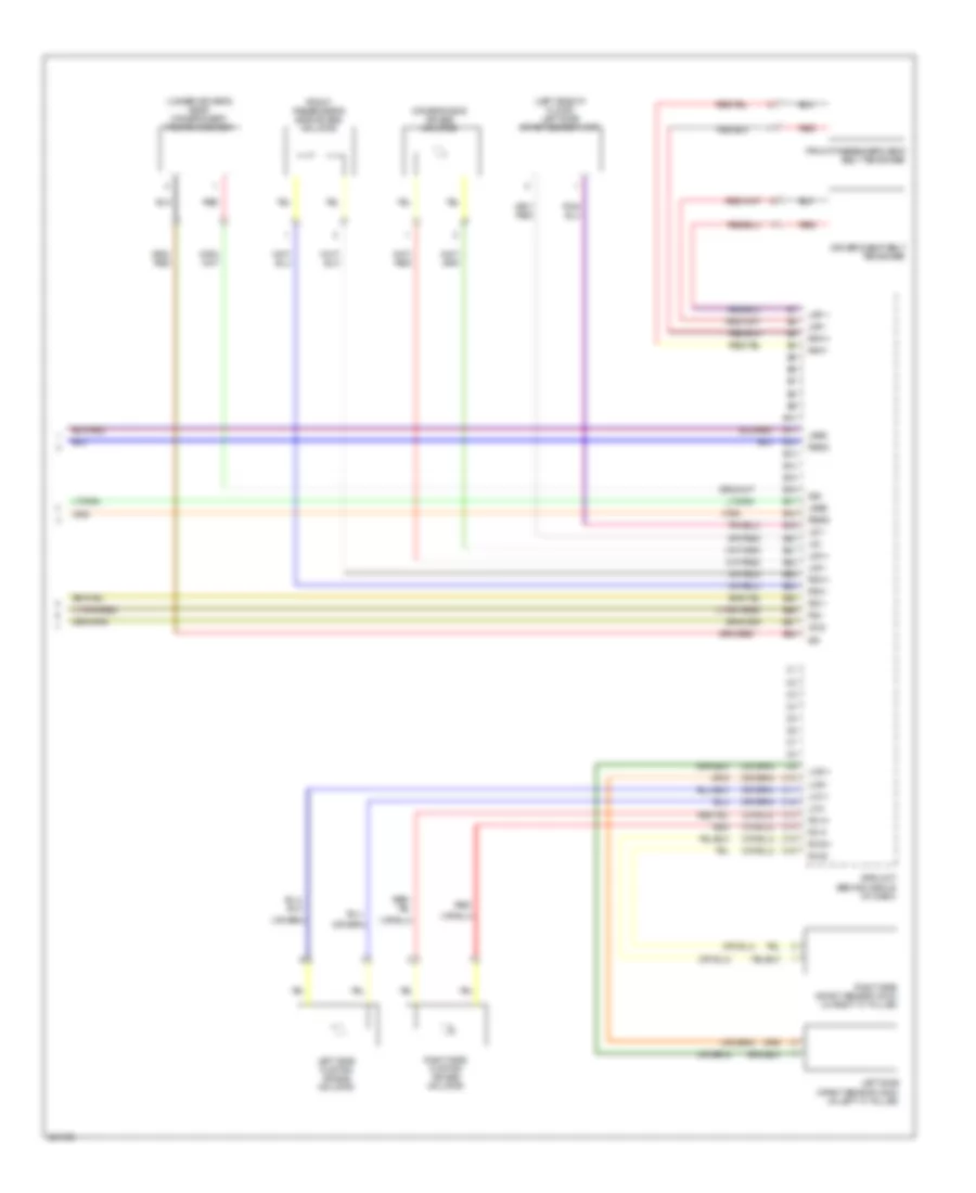 Supplemental Restraints Wiring Diagram 3 of 3 for Acura TSX 2007