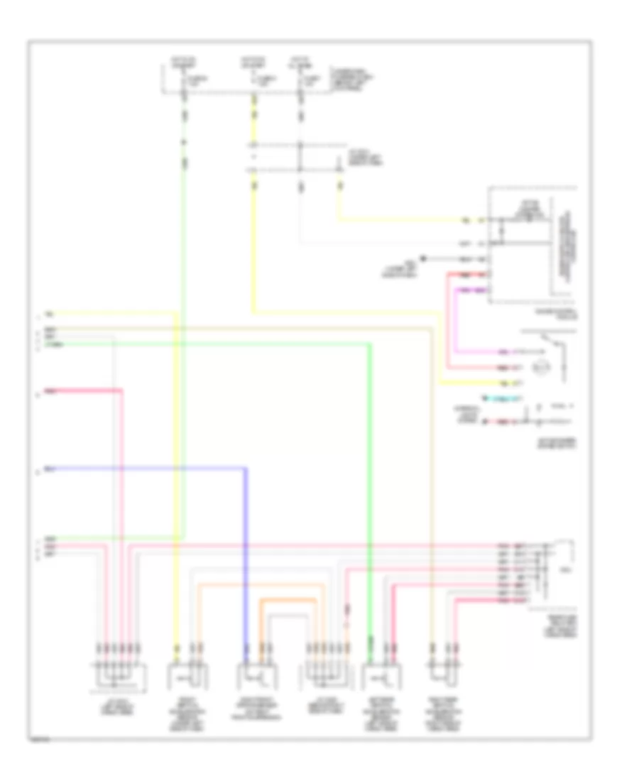 Electronic Suspension Wiring Diagram 2 of 2 for Acura MDX 2008
