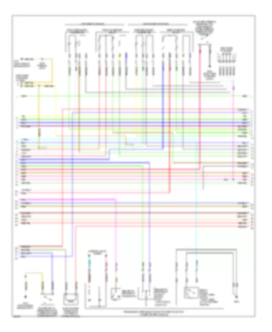 3.7L, Engine Performance Wiring Diagram (3 of 6) for Acura MDX 2008