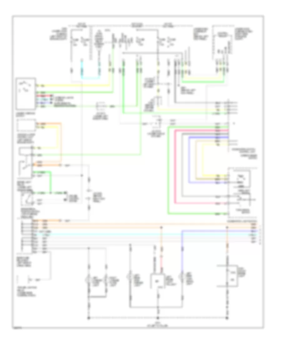 Exterior Lamps Wiring Diagram 1 of 2 for Acura MDX 2008