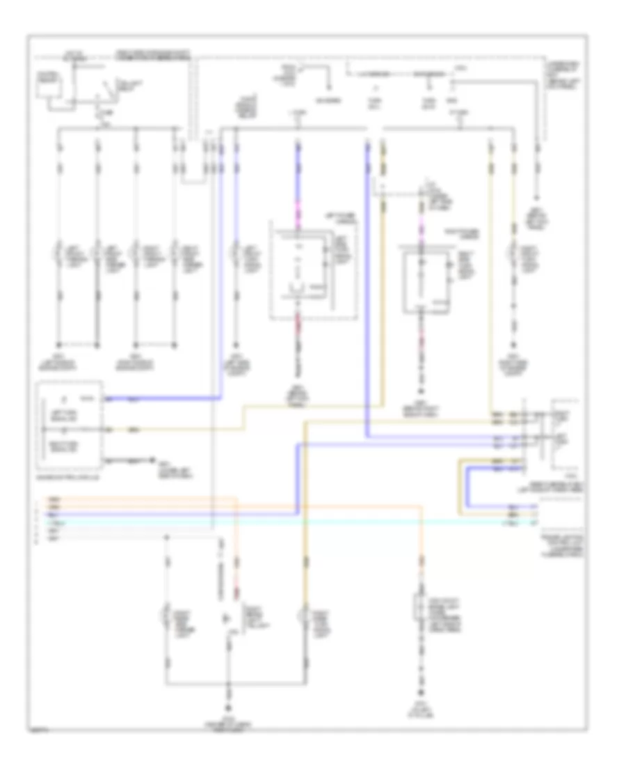 Exterior Lamps Wiring Diagram (2 of 2) for Acura MDX 2008