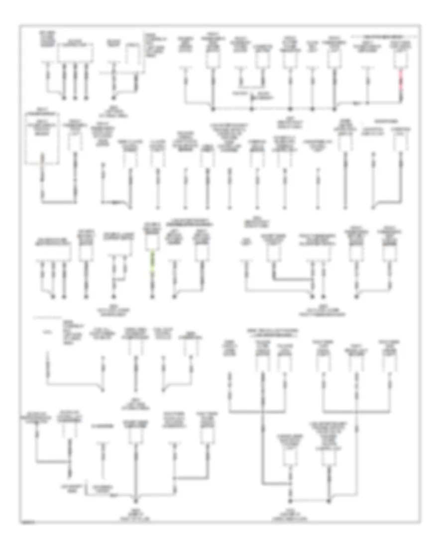 Ground Distribution Wiring Diagram (2 of 3) for Acura MDX 2008