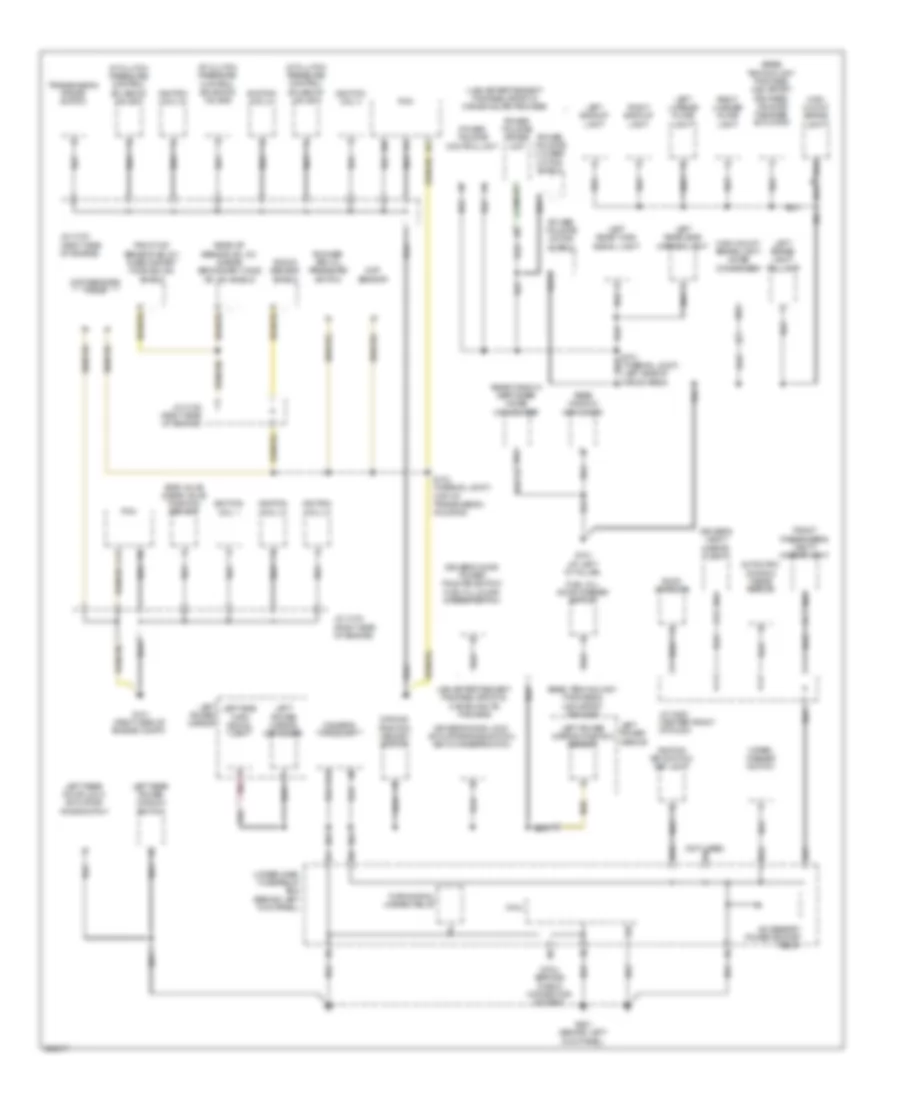 Ground Distribution Wiring Diagram (3 of 3) for Acura MDX 2008