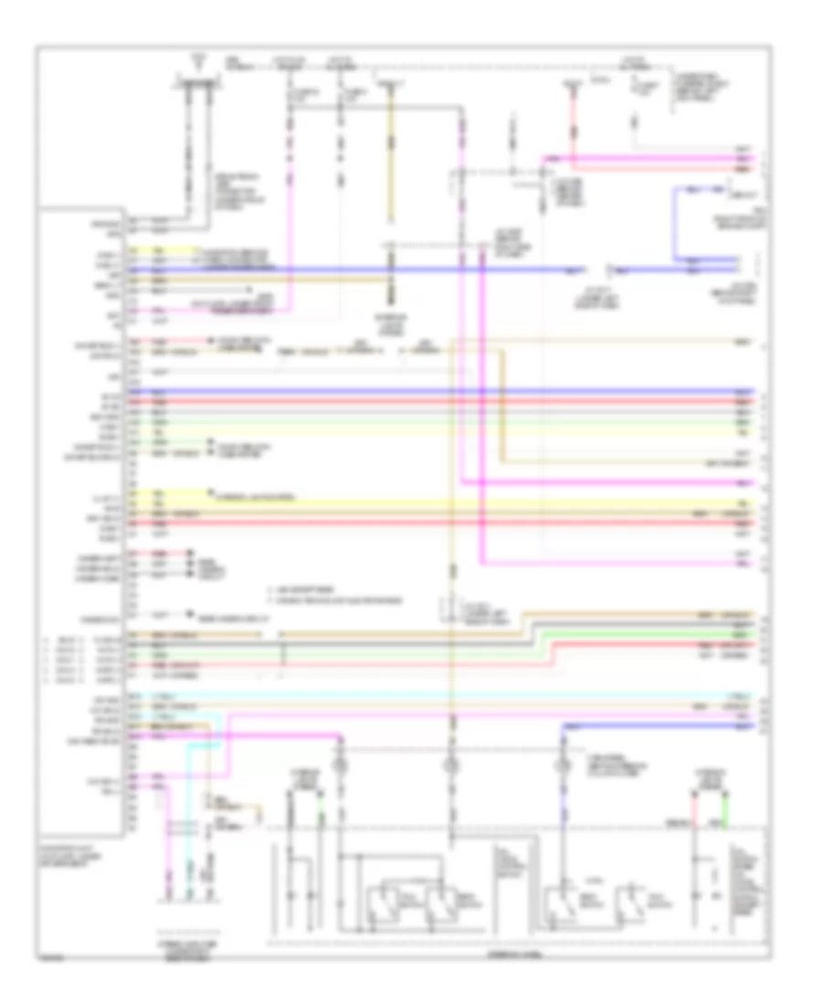 Navigation Wiring Diagram (1 of 2) for Acura MDX 2008