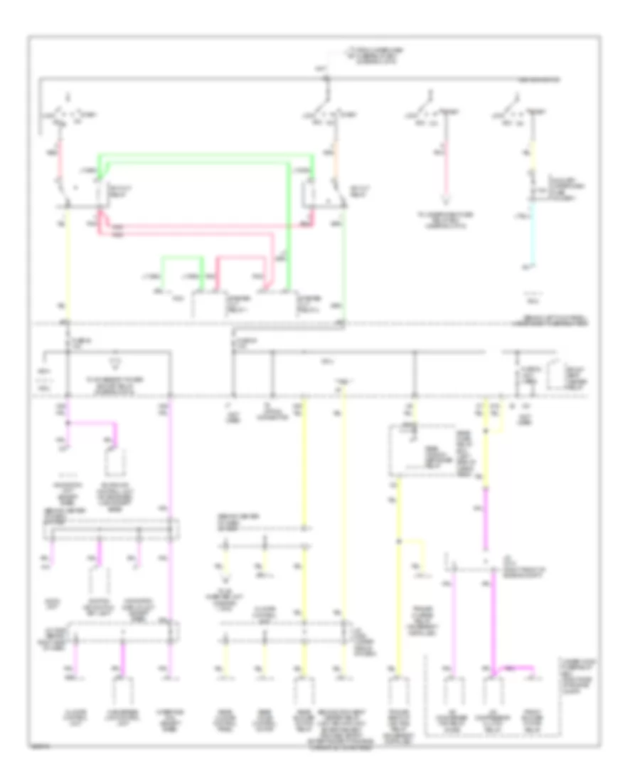 Power Distribution Wiring Diagram (4 of 6) for Acura MDX 2008
