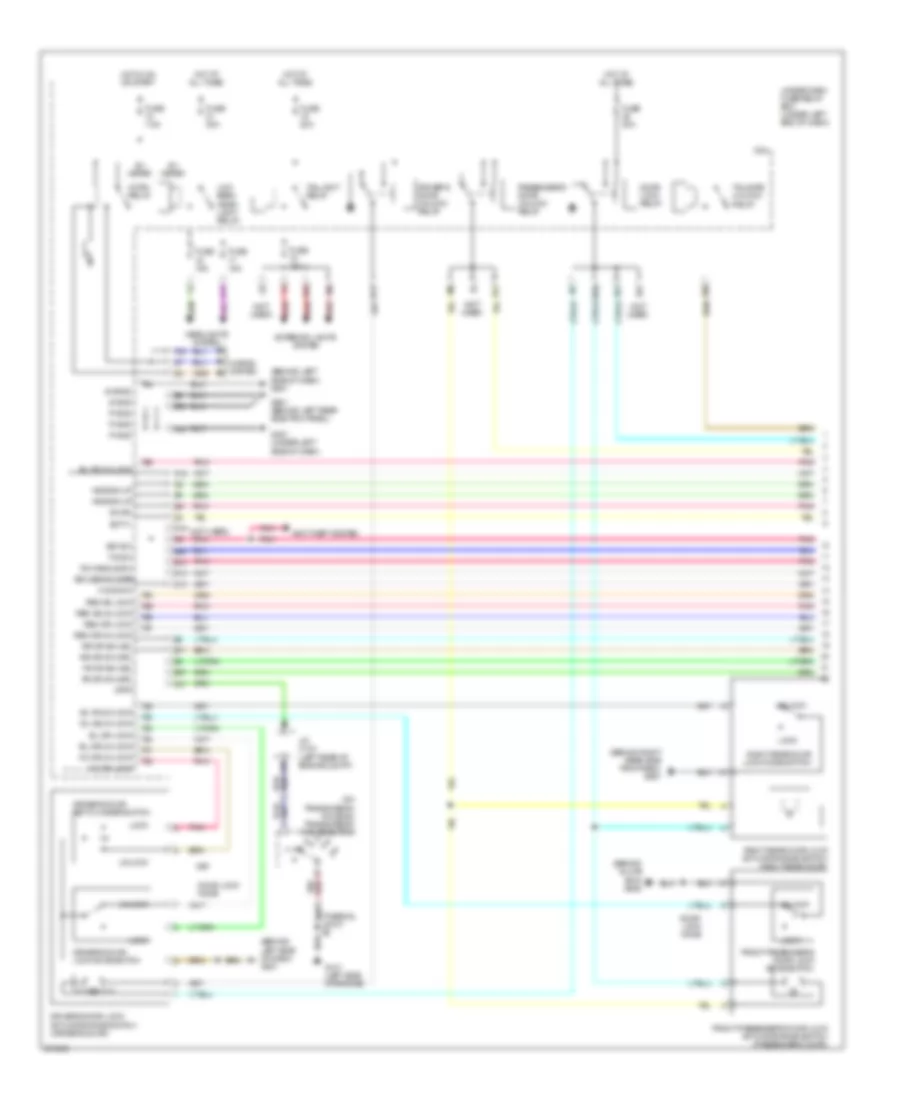 Forced Entry Wiring Diagram 1 of 2 for Acura RDX 2008
