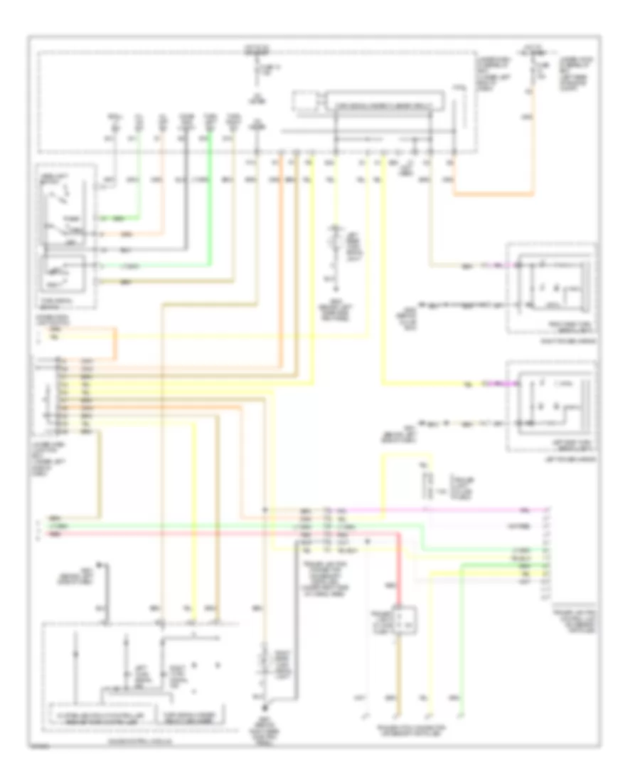 Exterior Lamps Wiring Diagram (2 of 2) for Acura RDX 2008