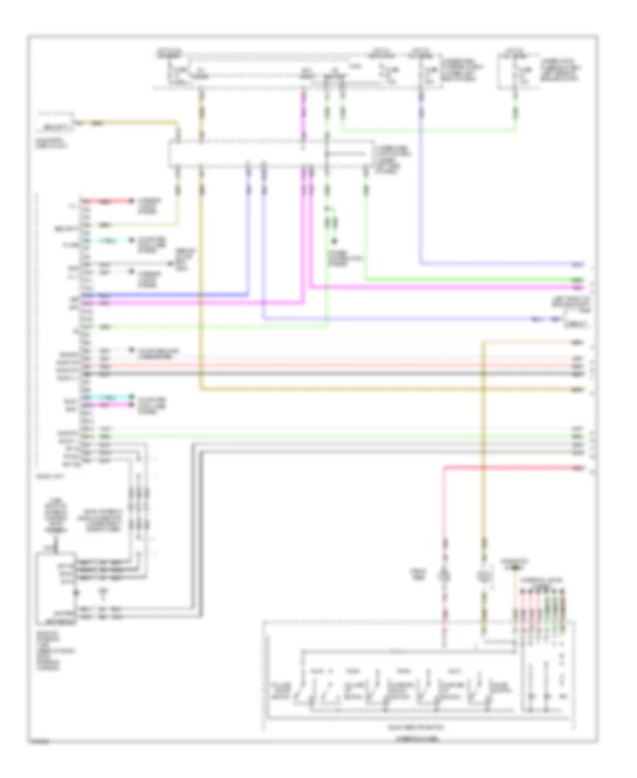 Radio Wiring Diagram, with Technology Package (1 of 3) for Acura RDX 2008