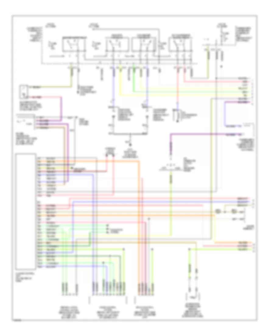 Automatic A C Wiring Diagram 1 of 2 for Acura 3 2TL 2000