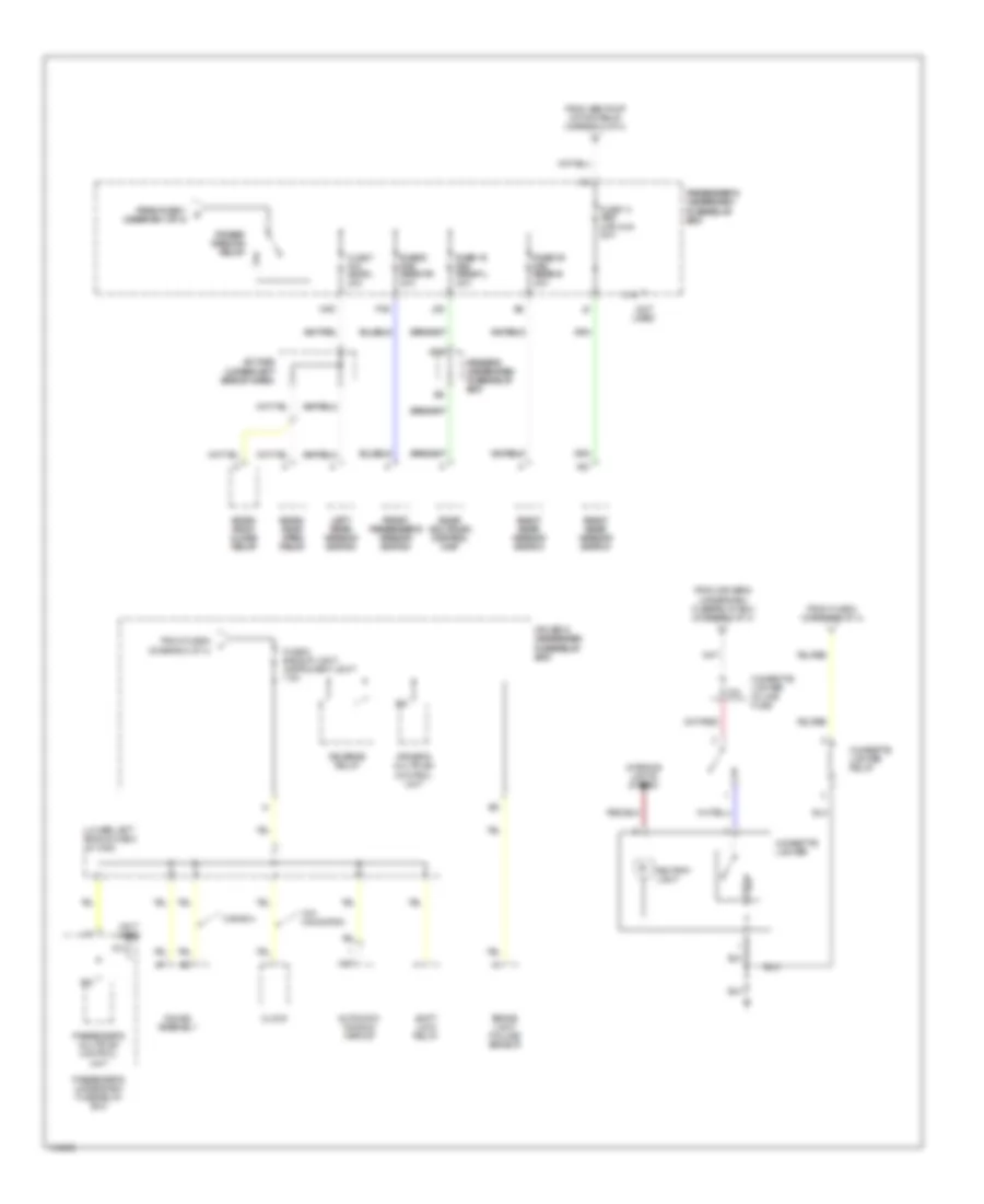 Power Distribution Wiring Diagram 4 of 4 for Acura 3 2TL 2000
