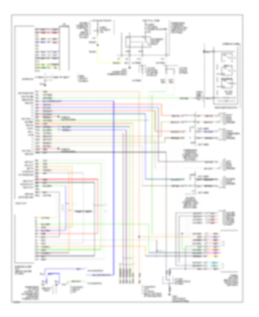 Radio Wiring Diagram for Acura 3.2TL 2000