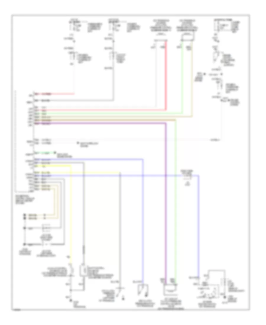 Transmission Wiring Diagram 1 of 2 for Acura 3 2TL 2000