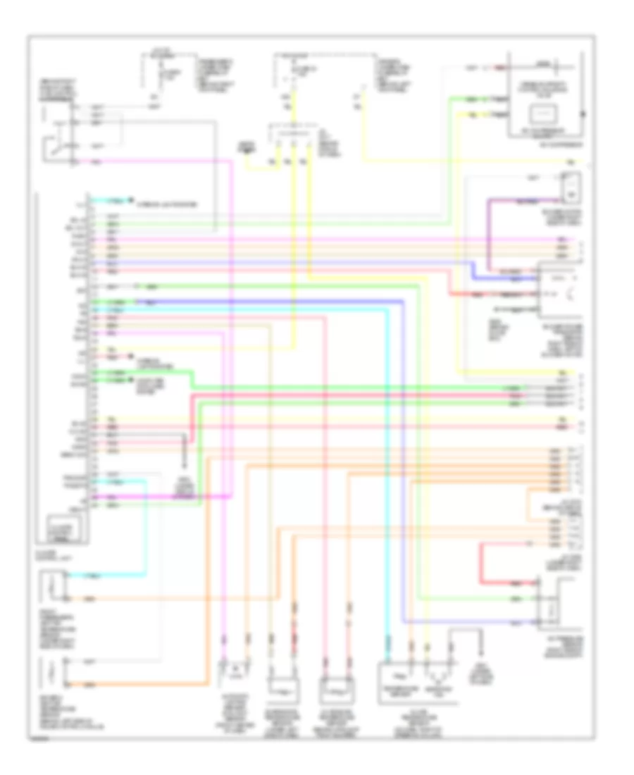 Automatic A C Wiring Diagram 1 of 3 for Acura RL 2008