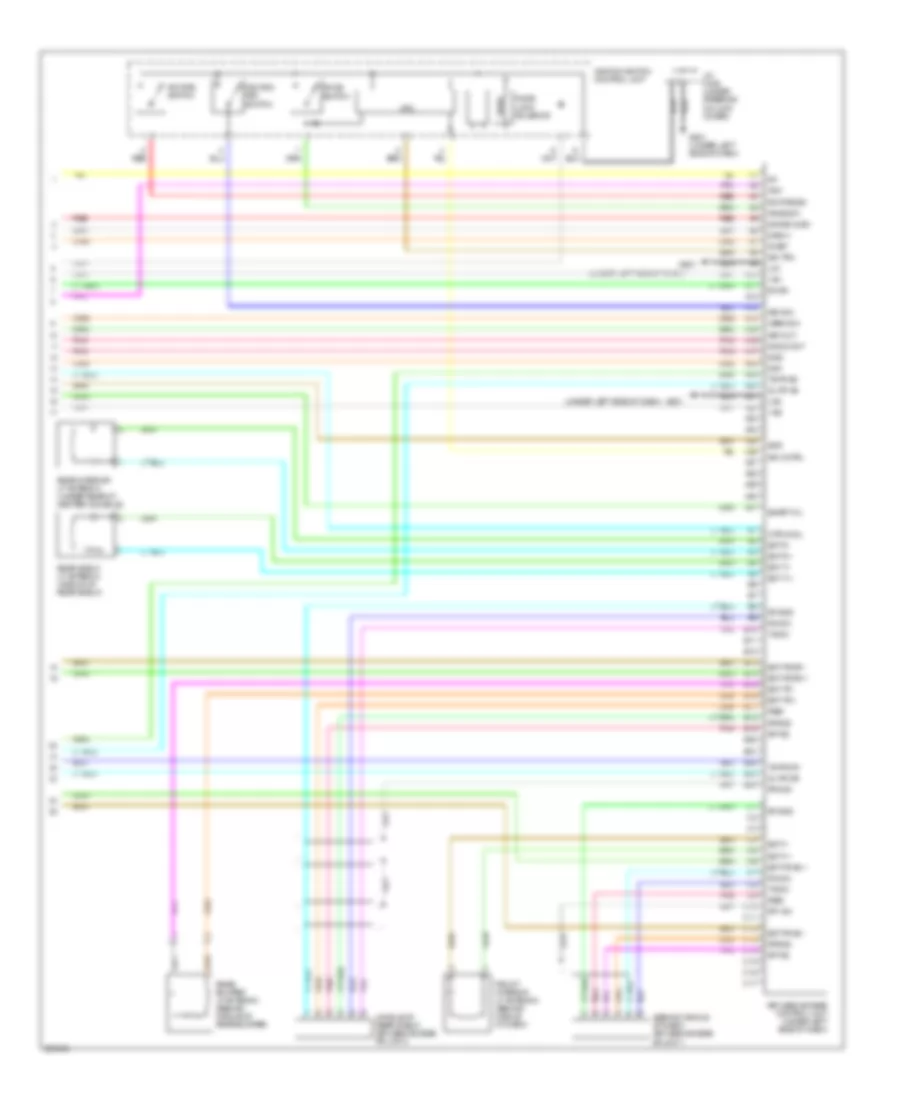 Power Door Locks Wiring Diagram 5 of 5 for Acura RL 2008