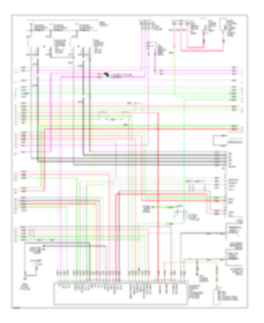 Radio Wiring Diagram, USA with Technology Package (4 of 5) for Acura RL 2008