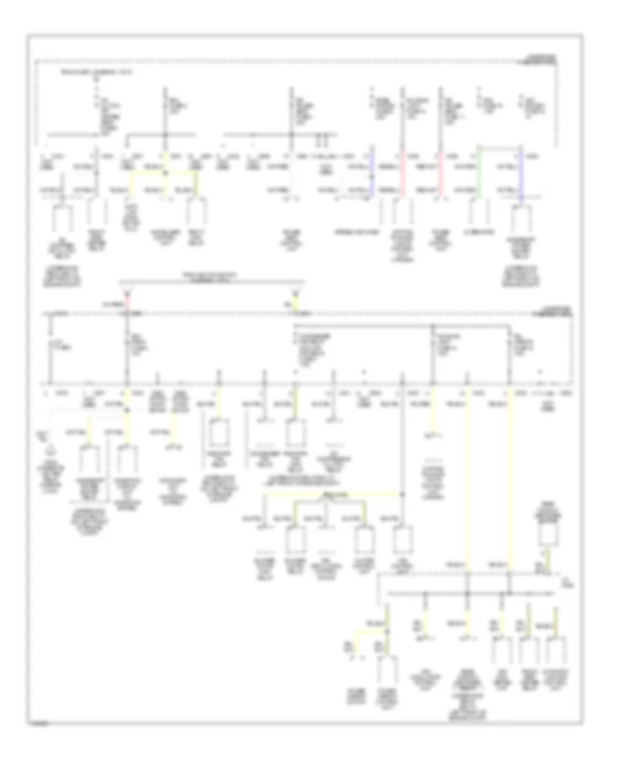 Power Distribution Wiring Diagram 3 of 5 for Acura 3 5RL 2000