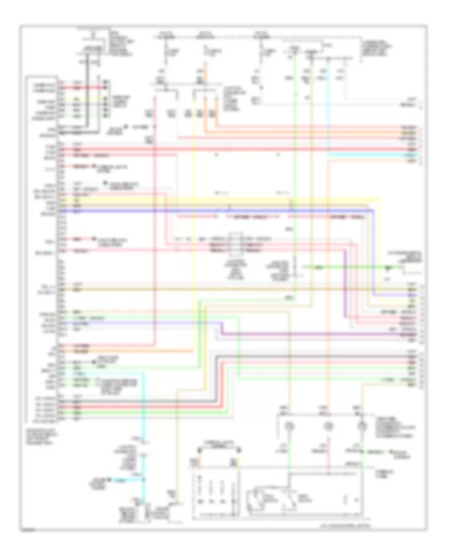 Navigation Wiring Diagram Canada 1 of 3 for Acura TL 2008