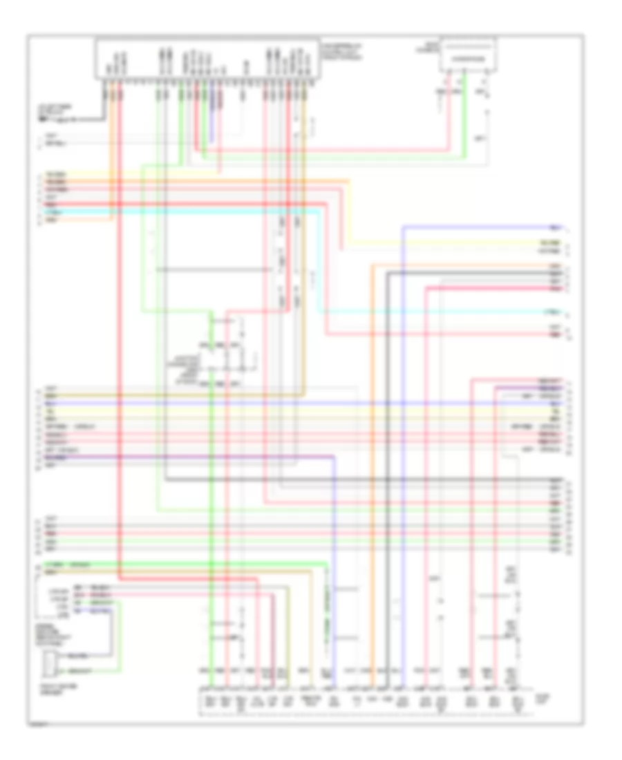 Navigation Wiring Diagram, USA (2 of 3) for Acura TL 2008