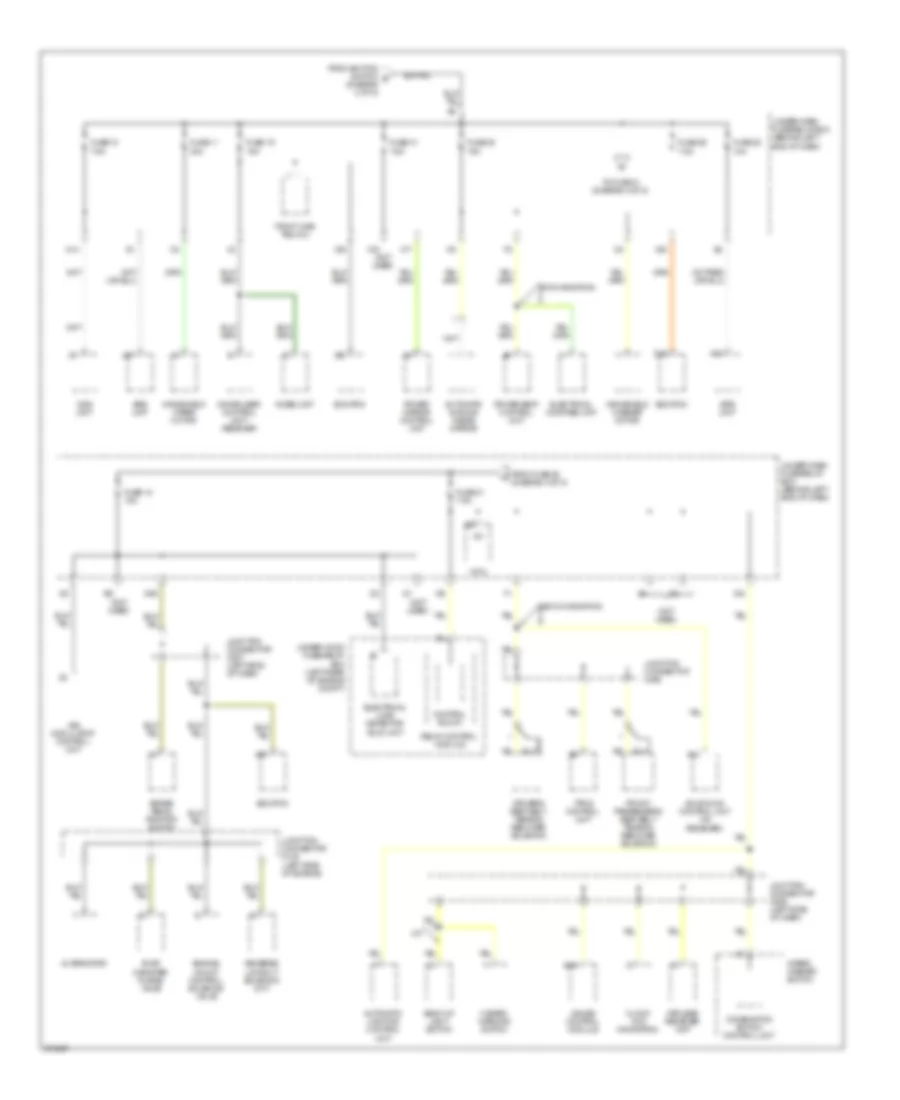 Power Distribution Wiring Diagram 4 of 5 for Acura TL 2008
