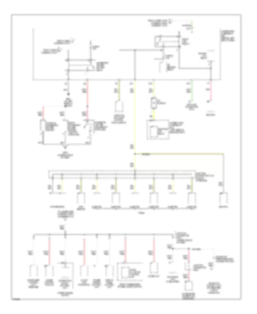 Power Distribution Wiring Diagram (5 of 5) for Acura TL 2008