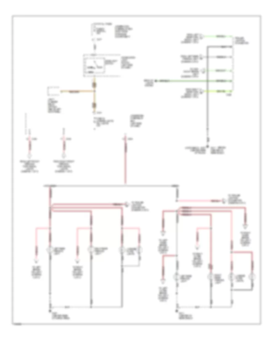Exterior Lamps Wiring Diagram (2 of 3) for Acura Integra GS 2000