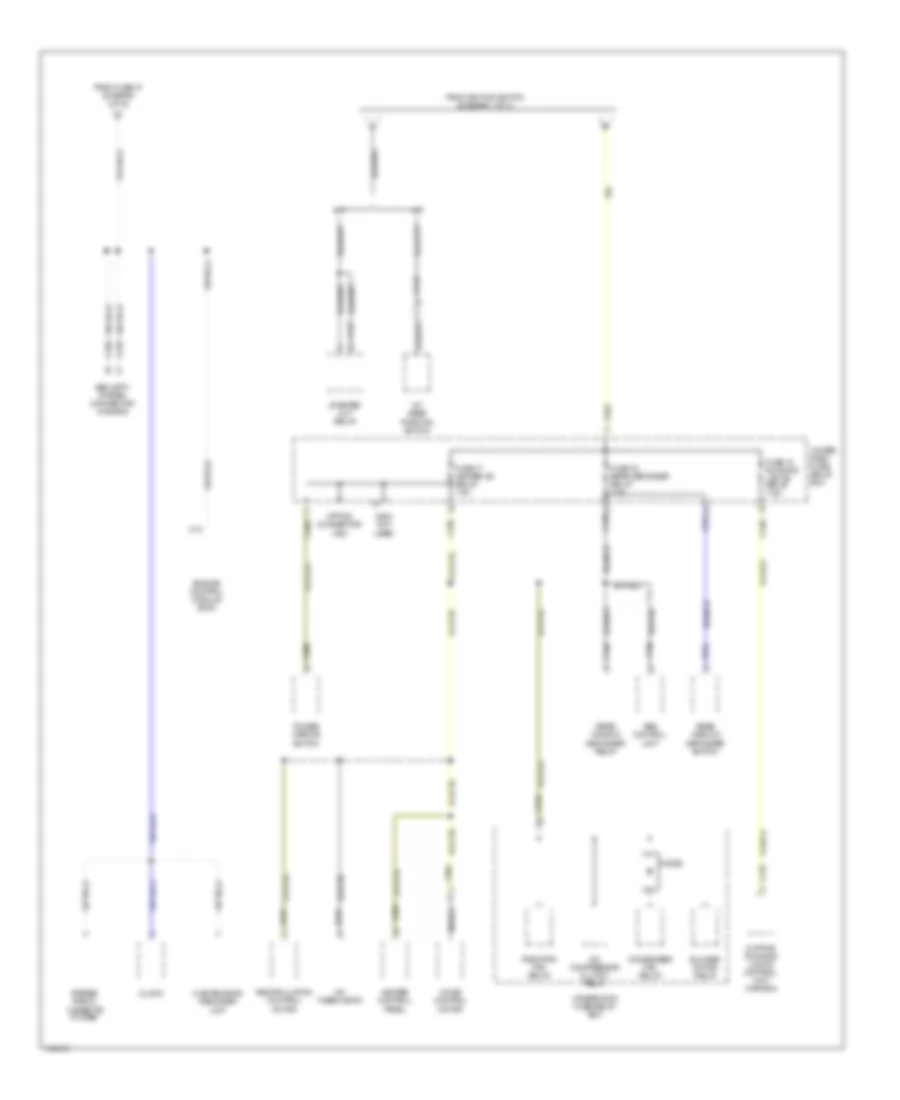 Power Distribution Wiring Diagram (2 of 4) for Acura Integra GS 2000