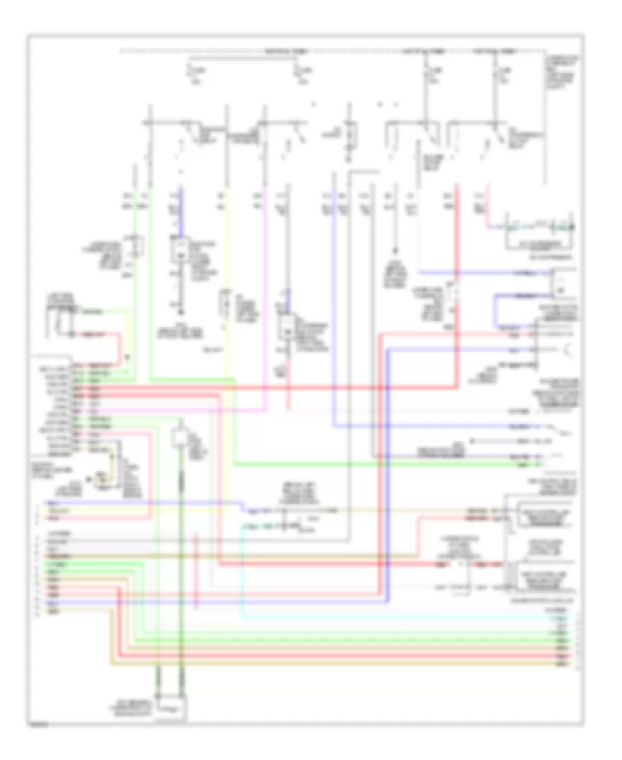 Automatic A C Wiring Diagram 2 of 3 for Acura TL Type S 2008