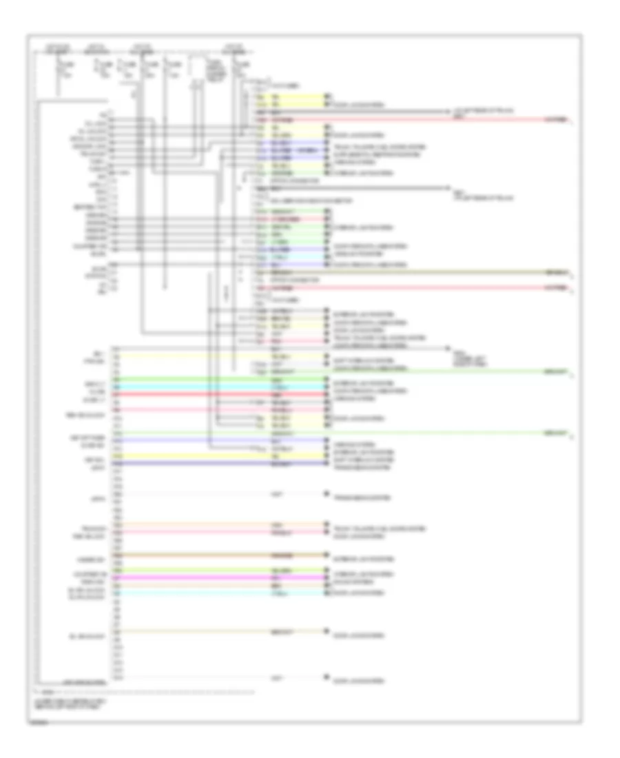 Body Control Modules Wiring Diagram 1 of 2 for Acura TL Type S 2008