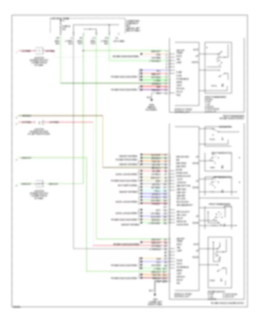 Body Control Modules Wiring Diagram 2 of 2 for Acura TL Type S 2008