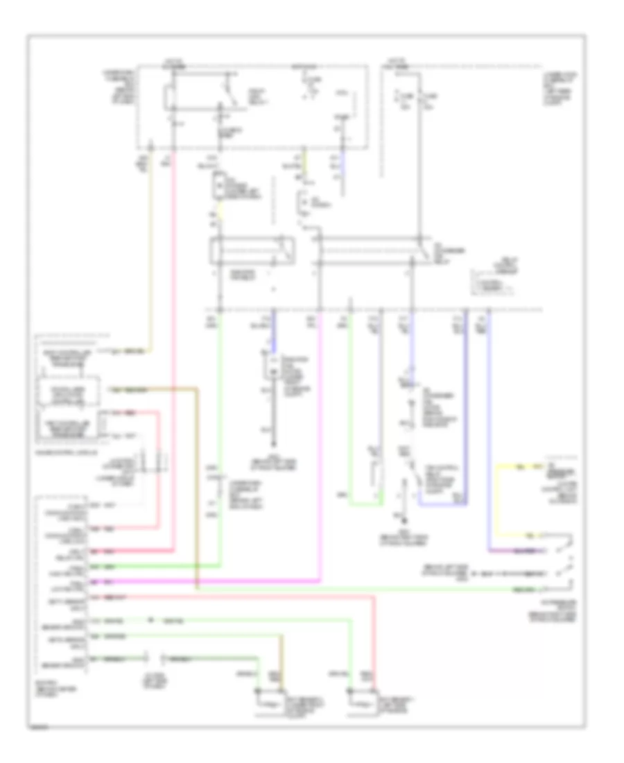 Cooling Fan Wiring Diagram for Acura TL Type S 2008